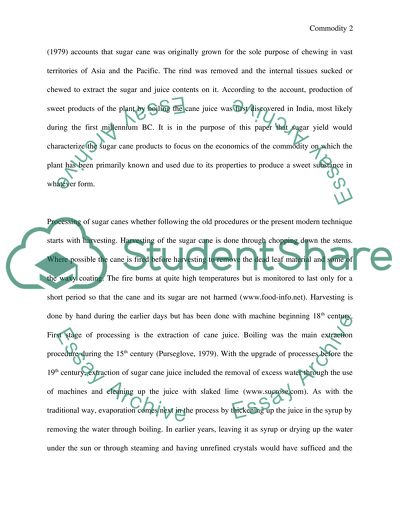 Trailing the History of Sugar