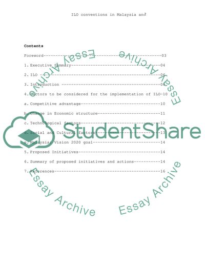 ILO Conventions in Malaysia and Indonesia