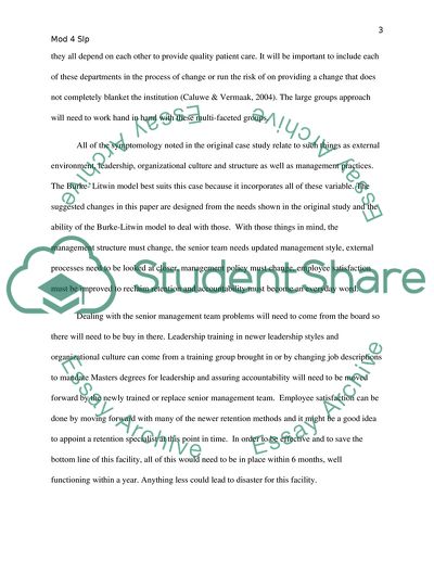 BUS503 - Org. Change and Transformation Mod 4 SLP