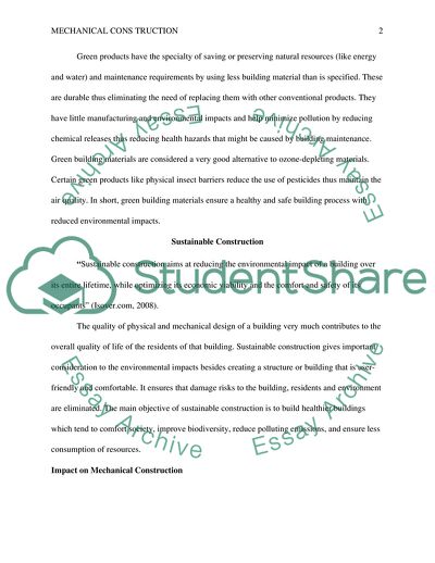 Mechanical Construction