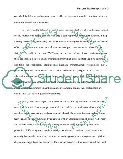 Leadership thesis statement ideas image