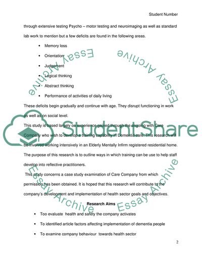 Work Based Practice Project