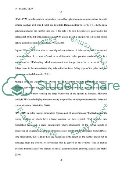 Optical Communications in Light Signals