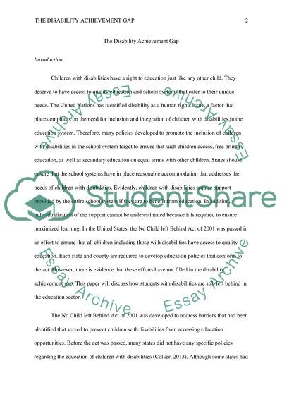 Do Students With Disabilities Meet the State Mandated Requirements