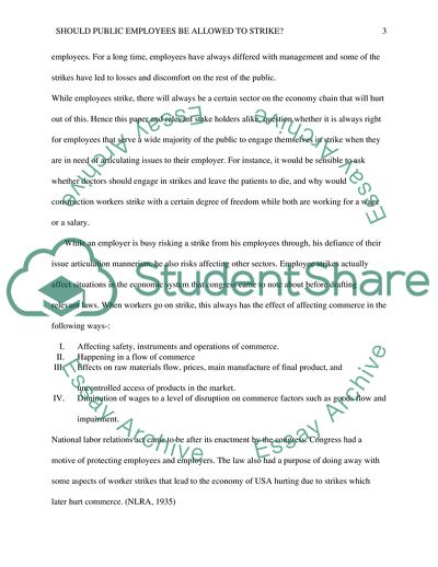 Should Public Employees Be Allowed to Strike