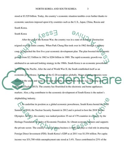 North Korea and South Korea