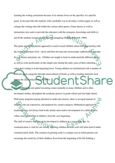 Writing about personal learning and literature