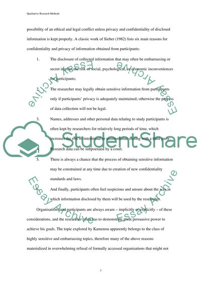 Qualitative Research Methods