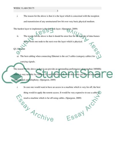 Topologies in Local Area Networks