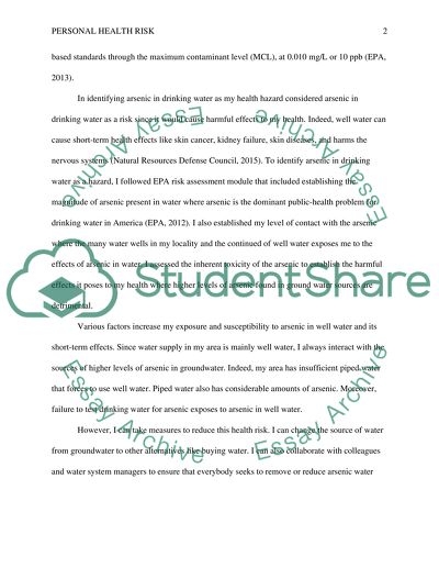 Personal Health Risk