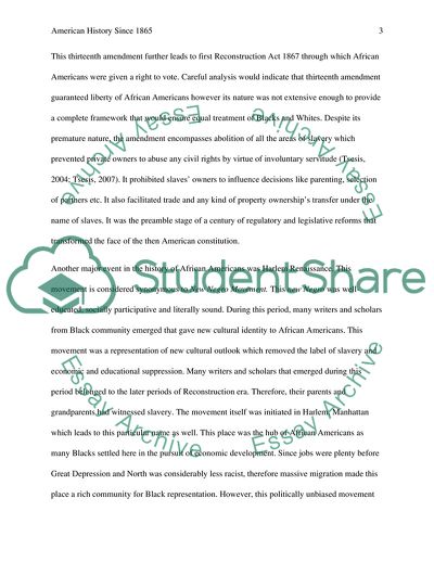 African American History