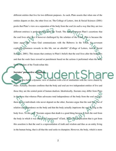 Overview of the Concept of Dualism