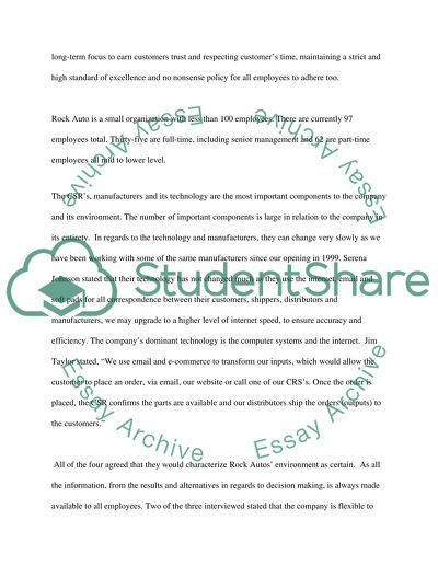 Organisational diagnosis essay example picture