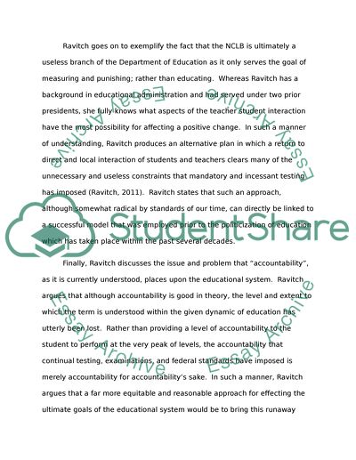 Book by Diane Ravitchs: the Death and Life of The Great American School System