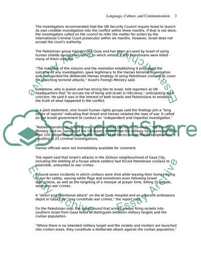 The Media Language of War