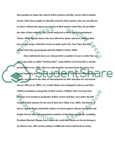 Understanding the Evolution of the African-American Race and Their Triumphs over Racism