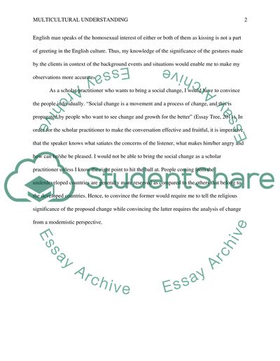 Multicultural Understanding