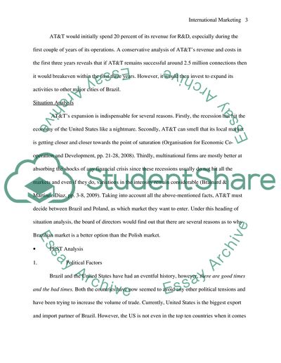 International Marketing: AT&T Inc