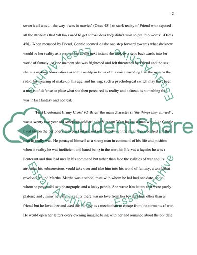 Where Are You Going, Where Have You Been by Oates and The Things They Carried by OBrien