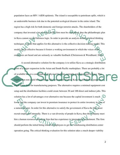 Decisions in Paradise Part II