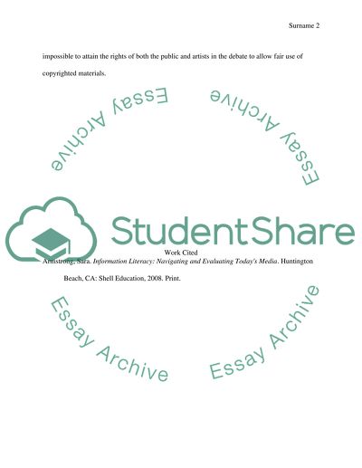 Fair Use of Copyrighted Materials