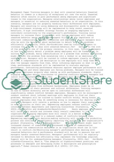 Paper for management