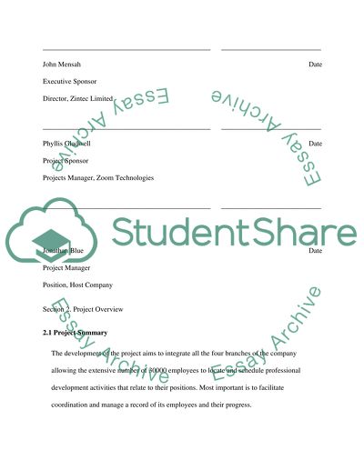 Development of an Information Technology Project