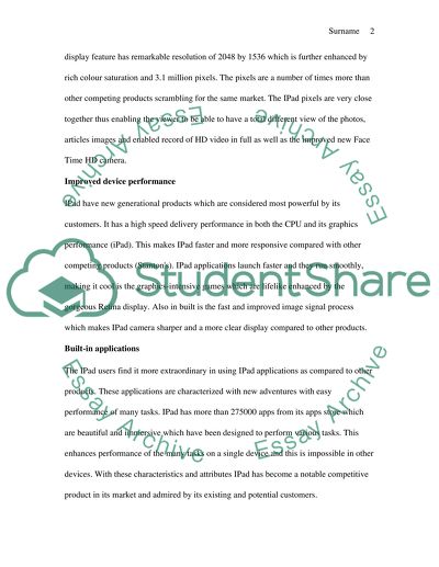Comparative Analysis of Ipad and Tablet