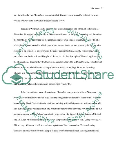 Frederick Wiseman and Michael Moore