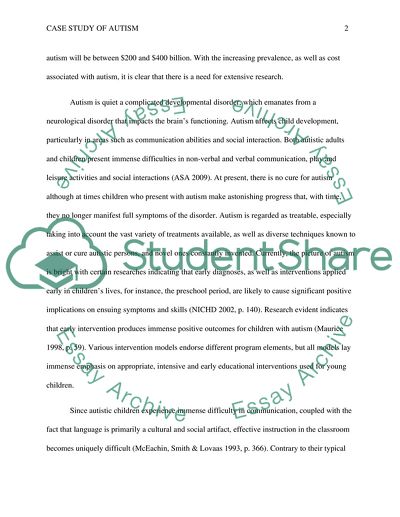 Autism Spectrum Disorder