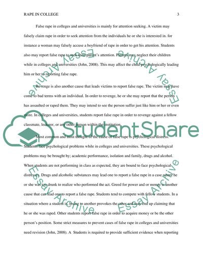 The Issue of Rape Culture