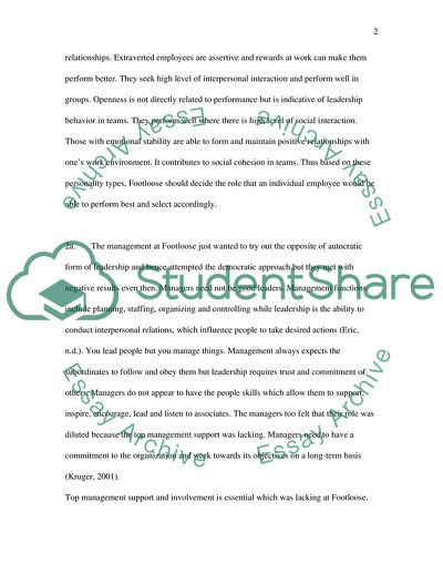 The Big Five of Personality and Work Involvement