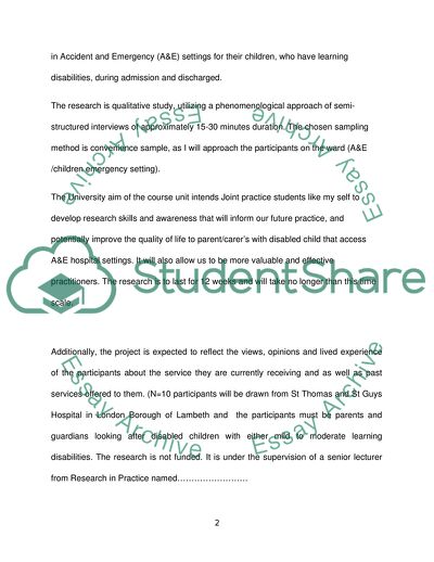 Interviews with Parents and Guardians with Disabled Children