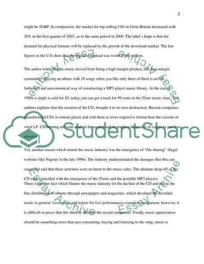 What are the main changes that the music industry has gone through since the 1980s