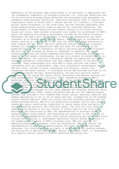 BUS475 Final Strategic Plan and Presentation