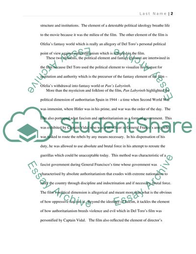 Pans Labyrinth Critique