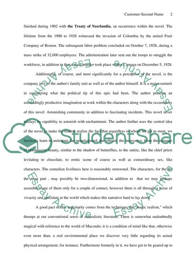 The Use of Magical Realism in One Hundred Years of Solitude