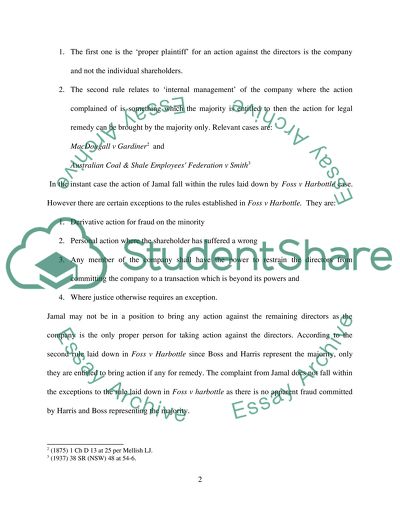 Company Law and its results