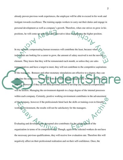 Human Resources Question Paper