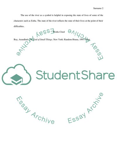 What does the river symbolize in The God of Small Things