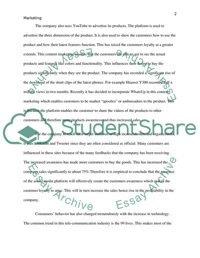 Social Media Use and Application of the Company