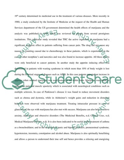 Should the Public be Allowed to Use Marijuana for Medical Use