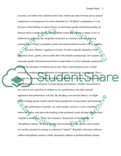 Gender Definitions, Racism and Class Theories