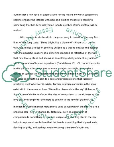 Song Lyrics through the Lens of the Simile, Metaphor, and Symbolism