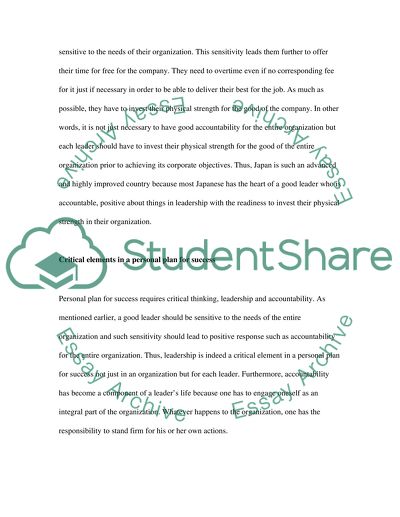 Leadership/Role Model