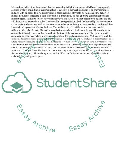 Organization in Terms of Developing Leadership Diversity