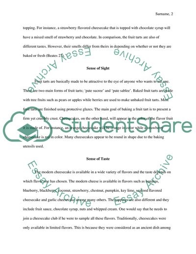 Culinary Arts & Food Service Career Paths: Cheesecake and Fruit Tarts