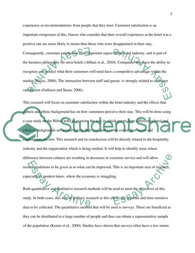 Hospitality and Tourism Assessment: Hilton Hotel