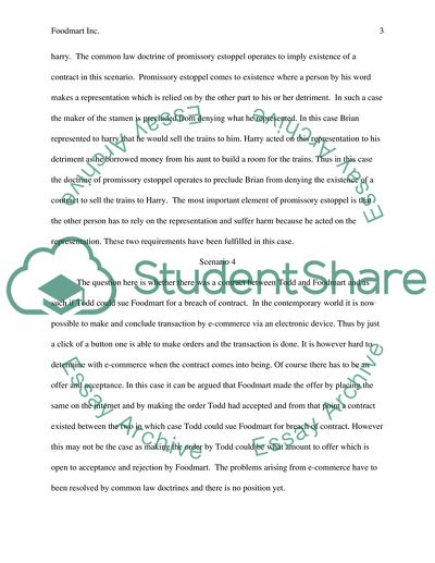 Foodmart, Inc. Paper