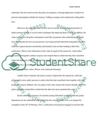 Injustice of the justice system